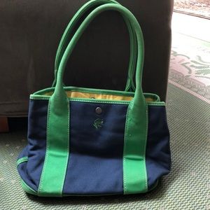 J crew canvas tote side snaps to make smaller